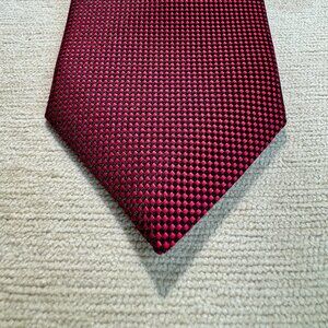 Hermès "St. Honore" Silk Tie, Red and Black